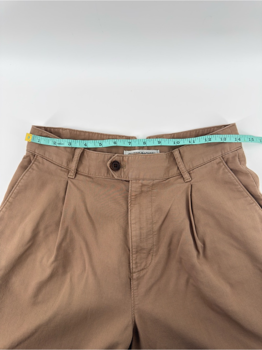 Outerknown Summerland Trouser 27 chestnut brown office tailored old money - Picture 6 of 12